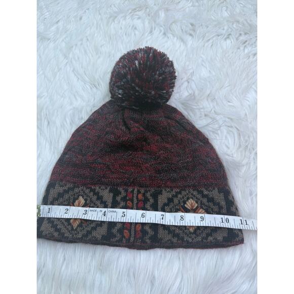 Peruvian Link Alpaca Blend Knit Fleece Lined Beanie Hat OS Made In Peru - Picture 2 of 14